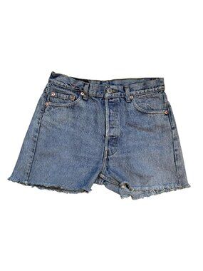 Vintage Levis 501 button fly cut off shorts for women Size 30 waist